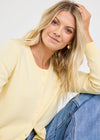 Allegiance Lemon Crewneck Cardigan