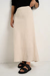 Bliss Linen Bias Midi Skirt