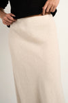Bliss Linen Bias Midi Skirt