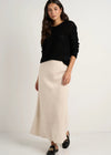 Bliss Linen Bias Midi Skirt
