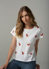 Embroidered Boots Tee