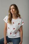 Embroidered Boots Tee
