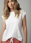 Tonal Cross Embroidered Tee