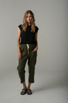 Linen Cropped Pant