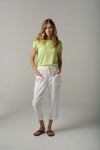 Linen Cropped Pant