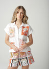 Rodeo Patch Cap Sleeve Shirt