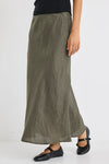 Bliss Linen Bias Midi Skirt