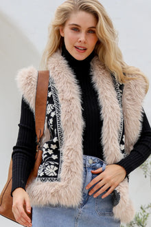  Lombard Fur Knit Vest