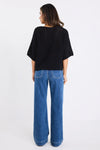 Sunrise SS Crochet Knit Tee
