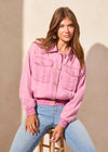 Cavalry Twill Button-Up Wash Effect Jacket