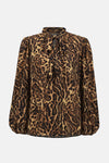 Georgette Animal Print Top