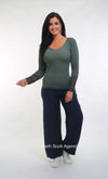 French Lace Sleeve Top