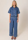 Sloane Embroidered Denim Shirt