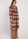 Harlow Check Longline Coat