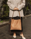 Peyton Suedette Shoulder Bag