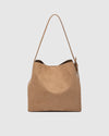 Peyton Suedette Shoulder Bag