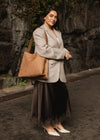 Peyton Suedette Shoulder Bag