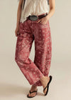 Bandana Barrel Denim Jeans