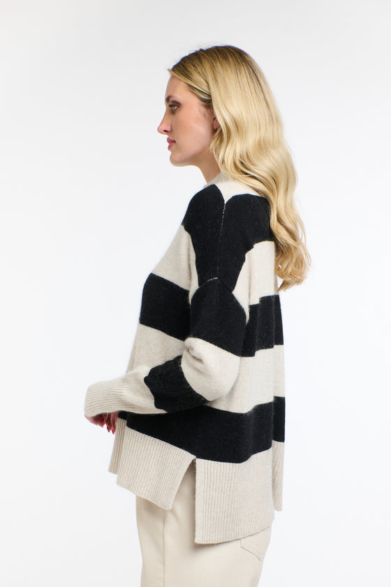 Gracie Angora Stripe Knit