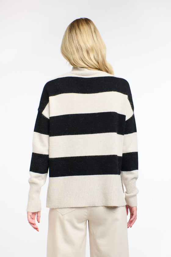 Gracie Angora Stripe Knit