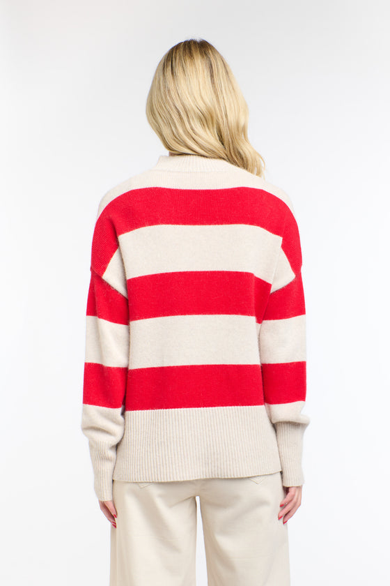 Gracie Angora Stripe Knit