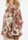 Belinda Print Top
