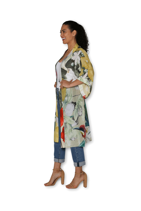 Jardin d'orange  Long Kimono