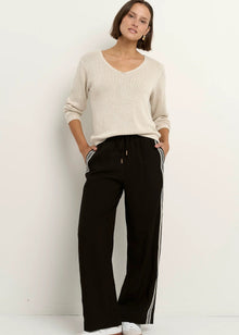  Afternoon Natural Relaxed V Neck Knit Jumper