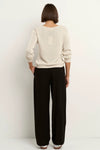 Afternoon Natural Relaxed V Neck Knit Jumper