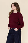 Bell Sleeve Lurex Knit