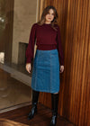 Bell Sleeve Lurex Knit