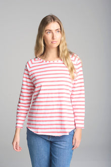  Raglan Stripe Tee