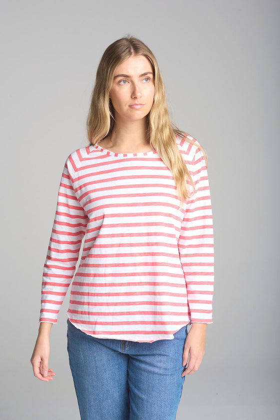 Raglan Stripe Tee