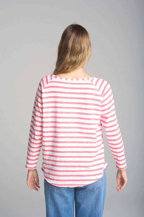 Raglan Stripe Tee