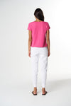 Front Split Cotton Tee