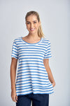 Stripe Crew Neck Tee