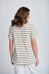 Stripe Crew Neck Tee