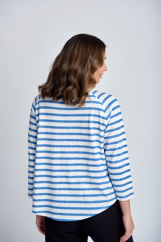 Stripe Raglan Top