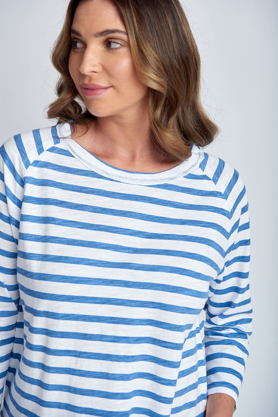 Stripe Raglan Top