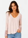 French Lace Sleeve Top