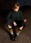 Chunky Rib Merino Wool Socks