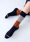 Chunky Rib Merino Wool Socks