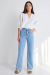 Zoey Wide Leg Pocket Jean