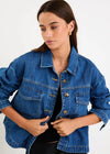 Echo Storm Blue Patch Pocket Denim Jacket