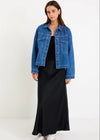 Echo Storm Blue Patch Pocket Denim Jacket