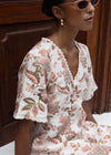 Bohemian Rose Midi Dress