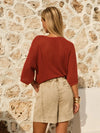 Mila Pointelle Top