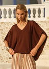 Irises V Neck Top