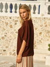 Irises V Neck Top