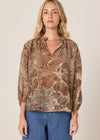 Tallulah Split Neck Blouse